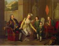 Tischbein Johann Friedrich August Portrait of the Saltykov Family  - Hermitage
